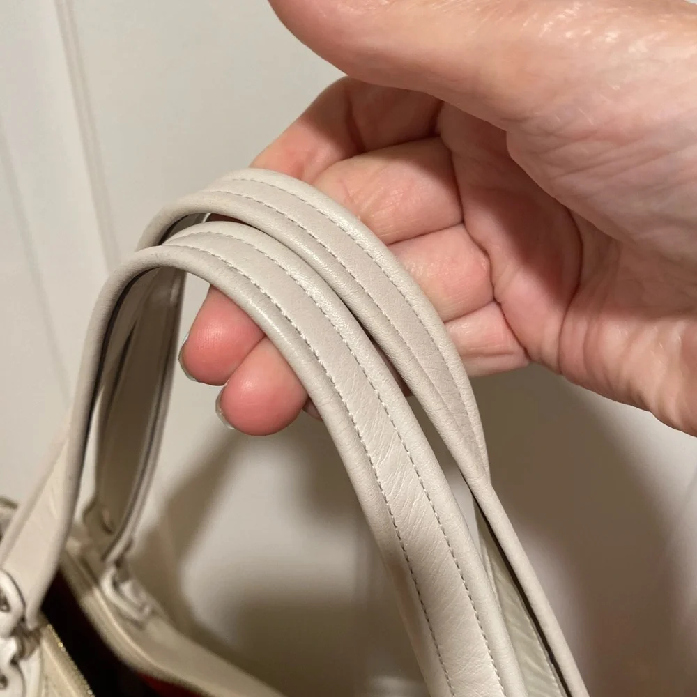 Coach sparkle, Canvas Tote Bag - Orange and Cream - Picture 4 of 10